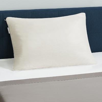 Standard/Queen Foam Micro-Cushion Pillow with Copper Embedded Antimicrobial Cover Beige - CopperFresh