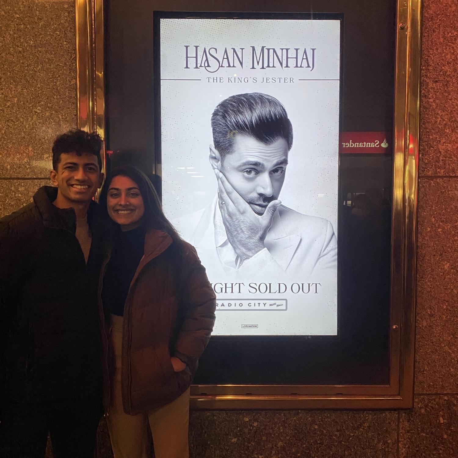 Going to comedy shows together!
