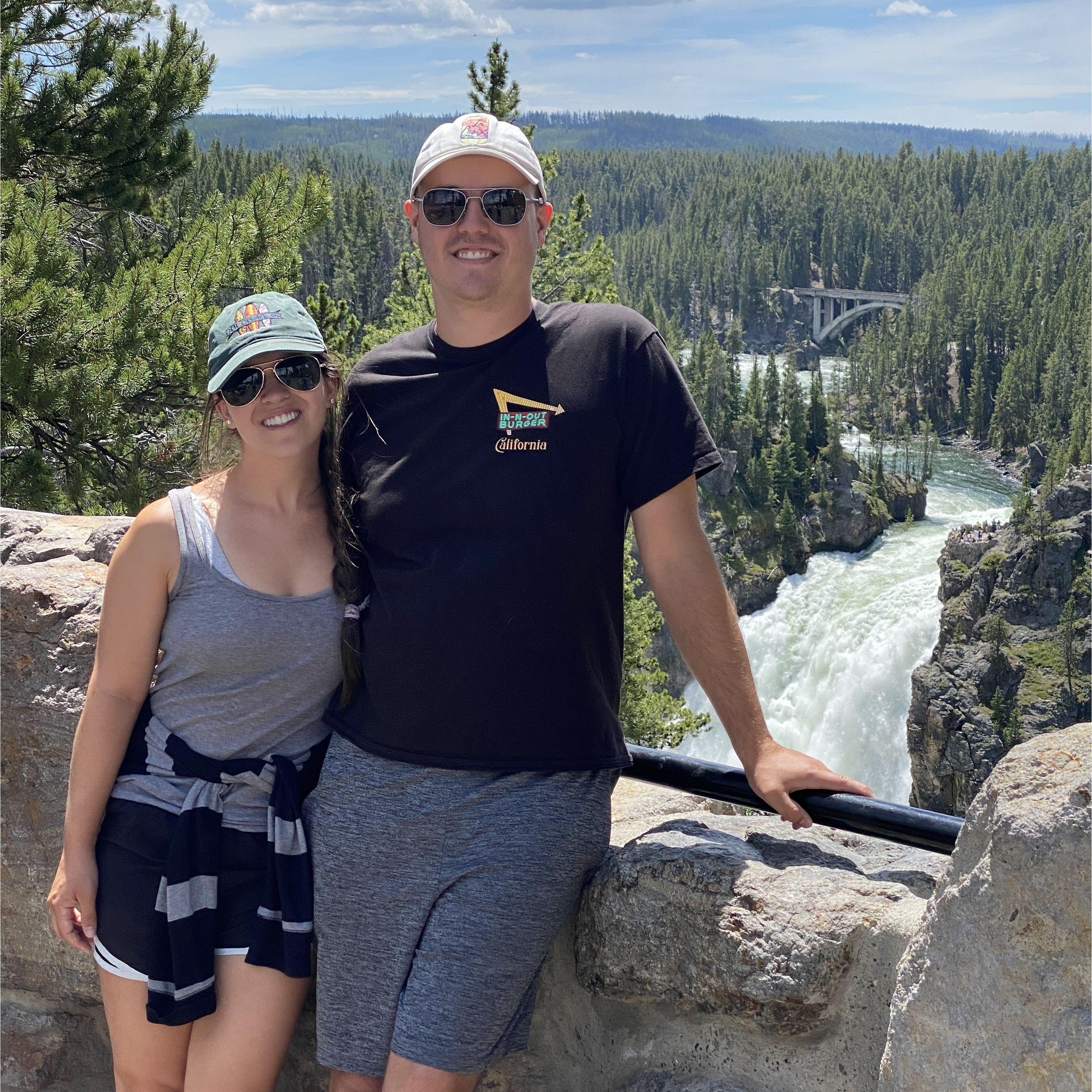 Yellowstone waterfall