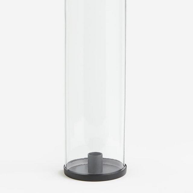 Metal and Glass Candle Holder