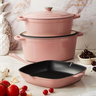 Neo Cast Iron Oval Covered Casserole