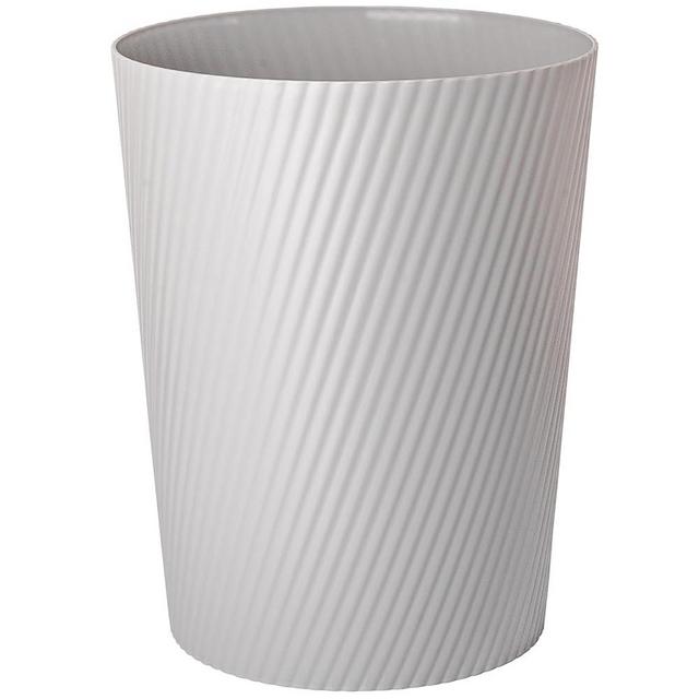 UUJOLY Small Trash Can Wastebasket Garbage Can Container Bins for Bathrooms, Laundry Room, Kitchens, Offices, Kids Rooms, Dorms (Grey)