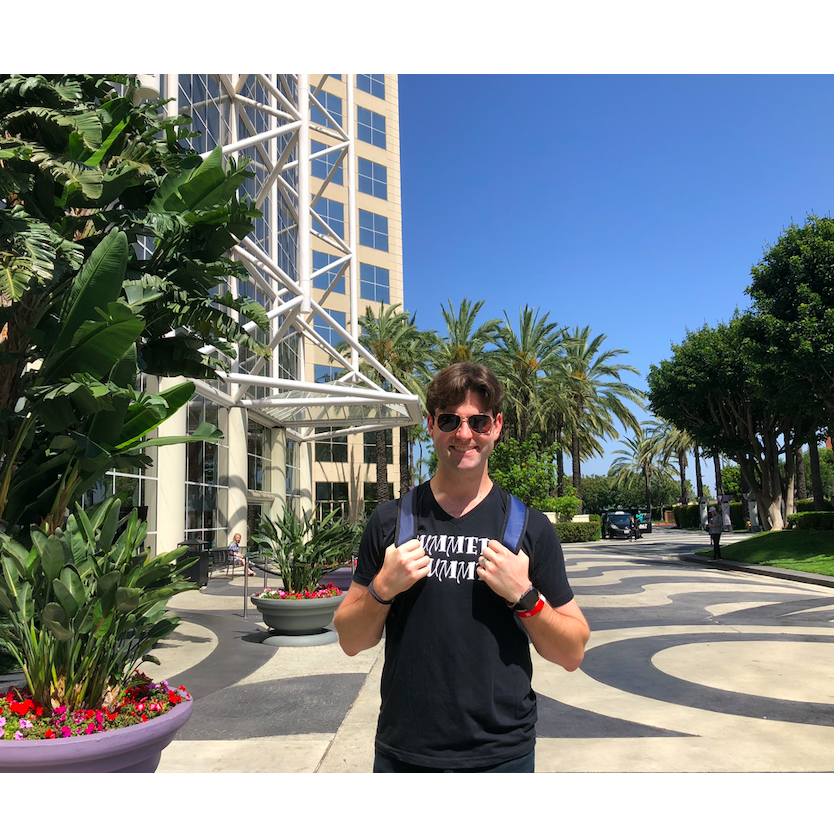 Outside the hotel at Wild Wild Westie dance competition