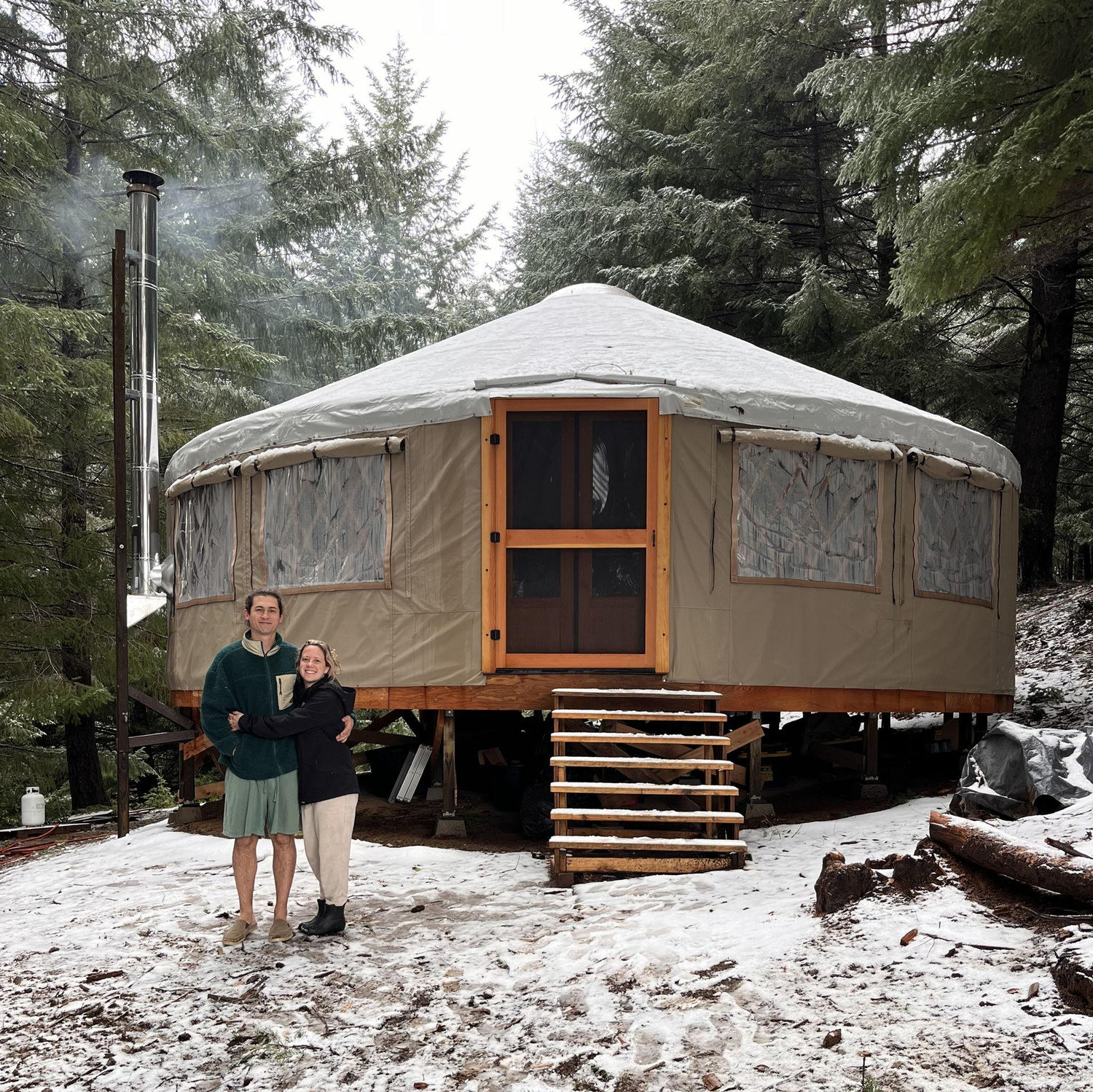 Snow day at home.