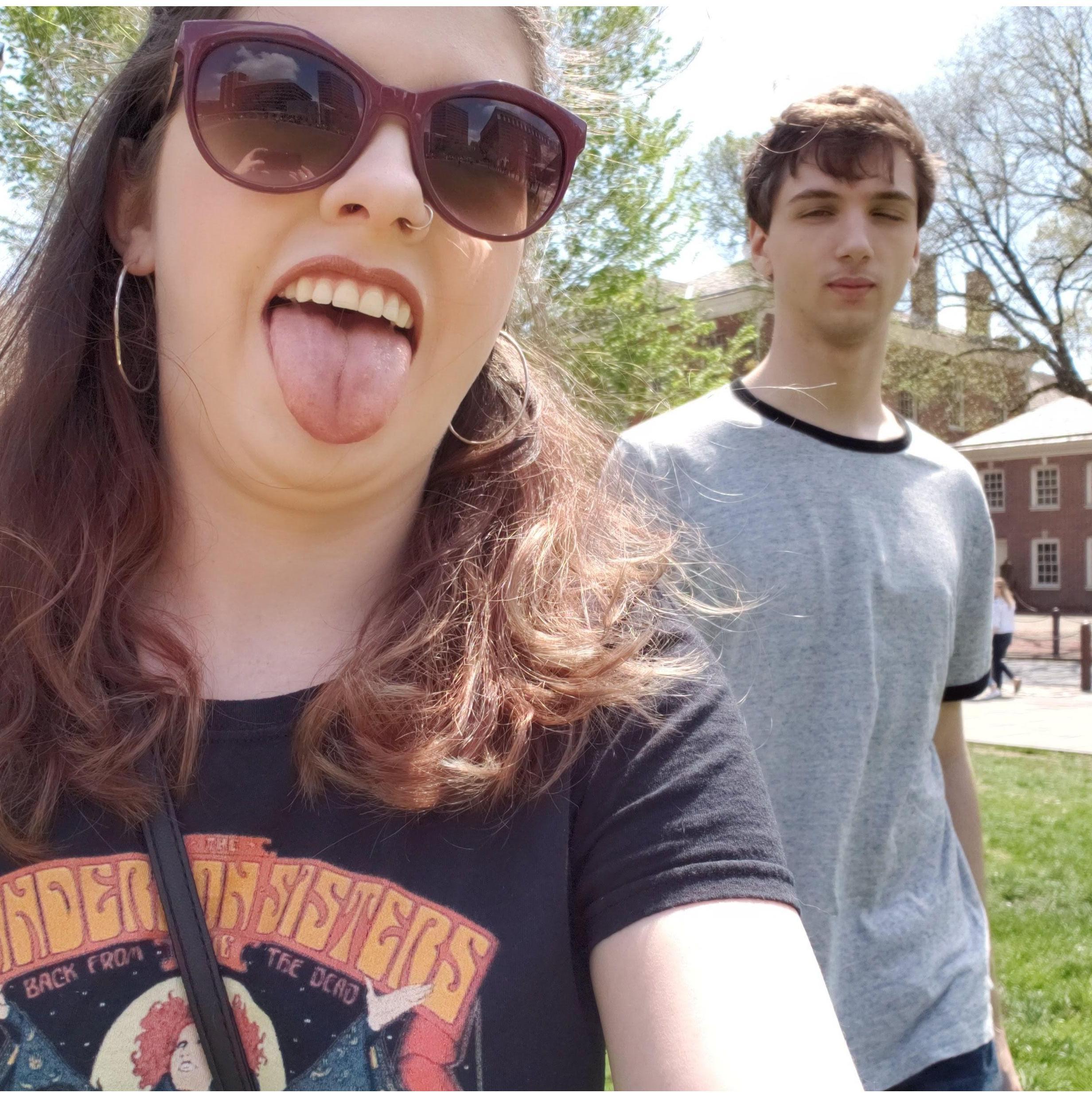 Hunter's first trip to Philly!