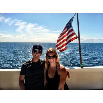 JUL. 2014 - cruising on the Cape Cod bay for Bob's 60th birthday.