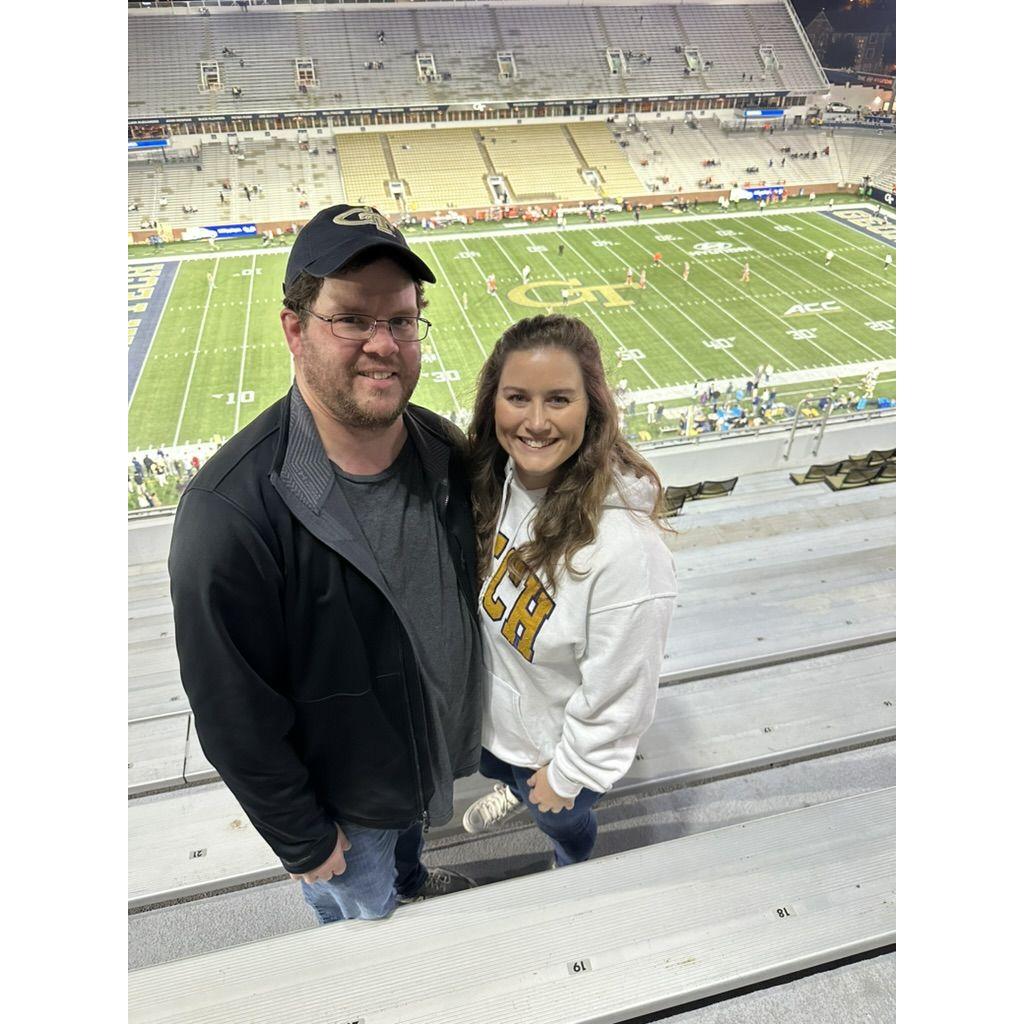 First Georgia Tech game together.