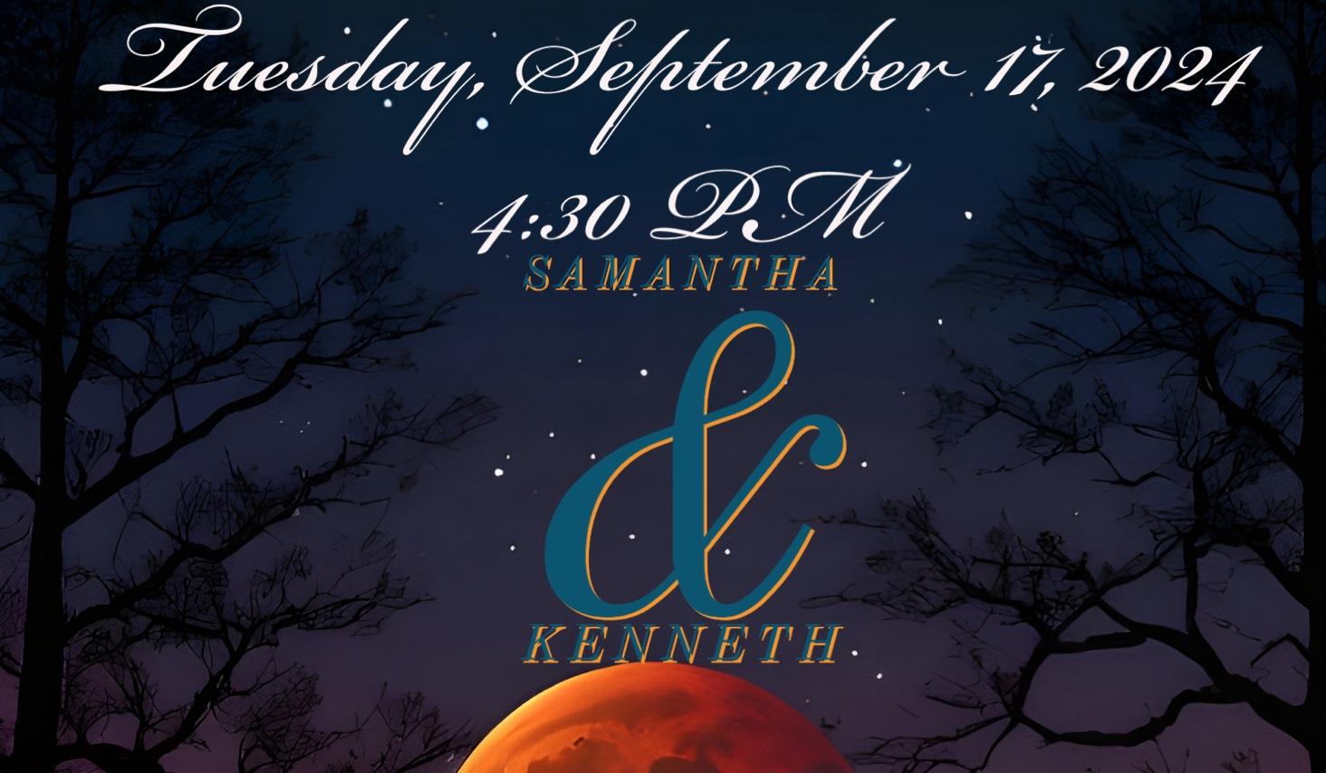 The Wedding Website of Samantha Carberry and Kenneth Day