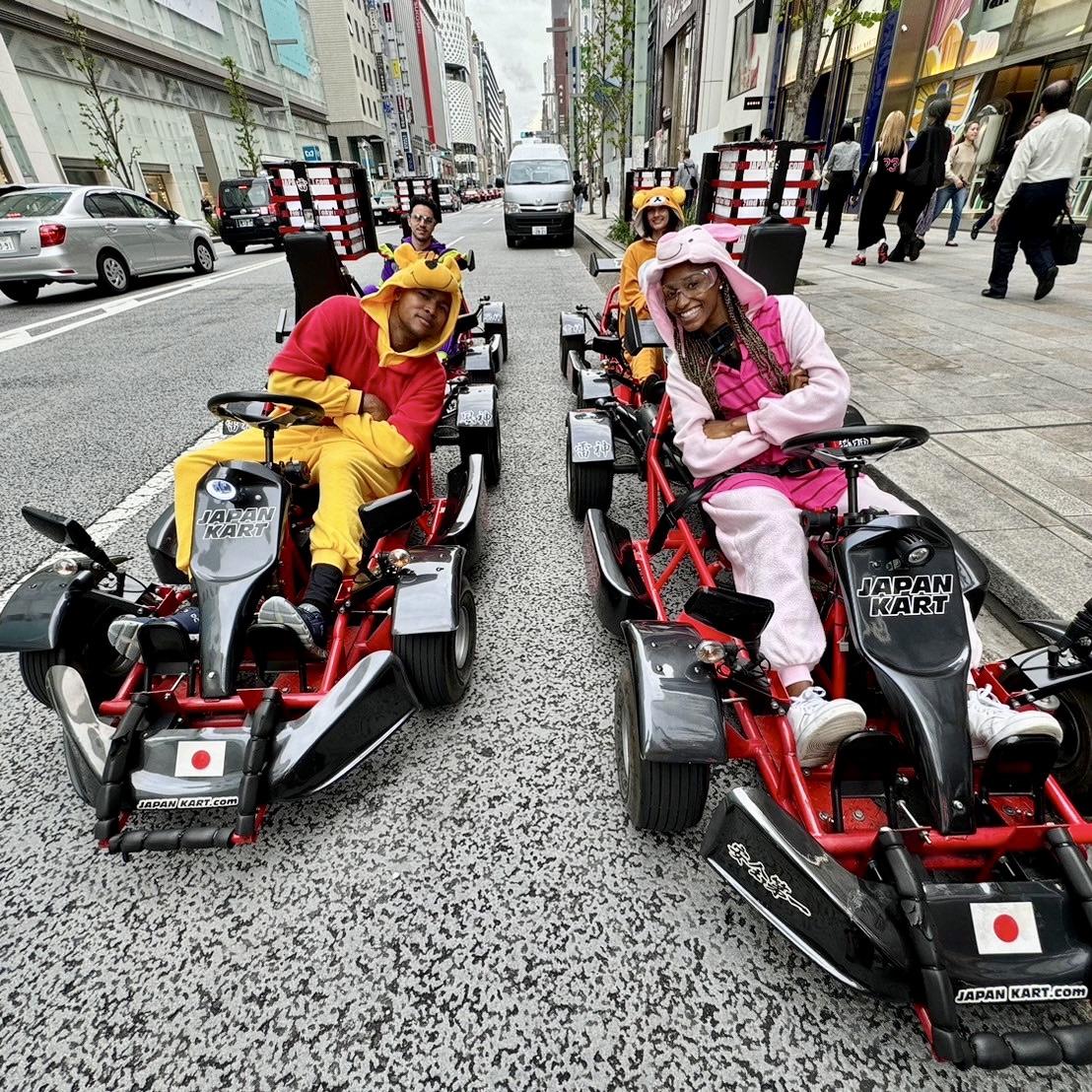 Japan November 2023 - Where Piglet and Winnie the Pooh go go-cart driving across Tokyo