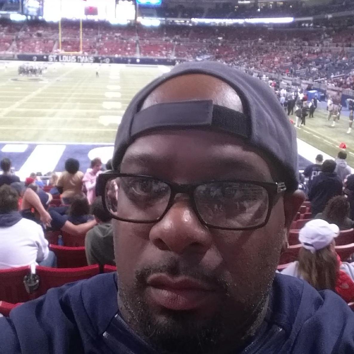 Enjoying the Bears game!