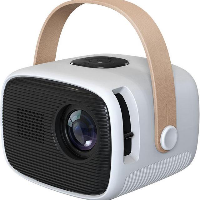 Core Innovations - 60" Mini Portable Home Theater Projector with Bluetooth - White