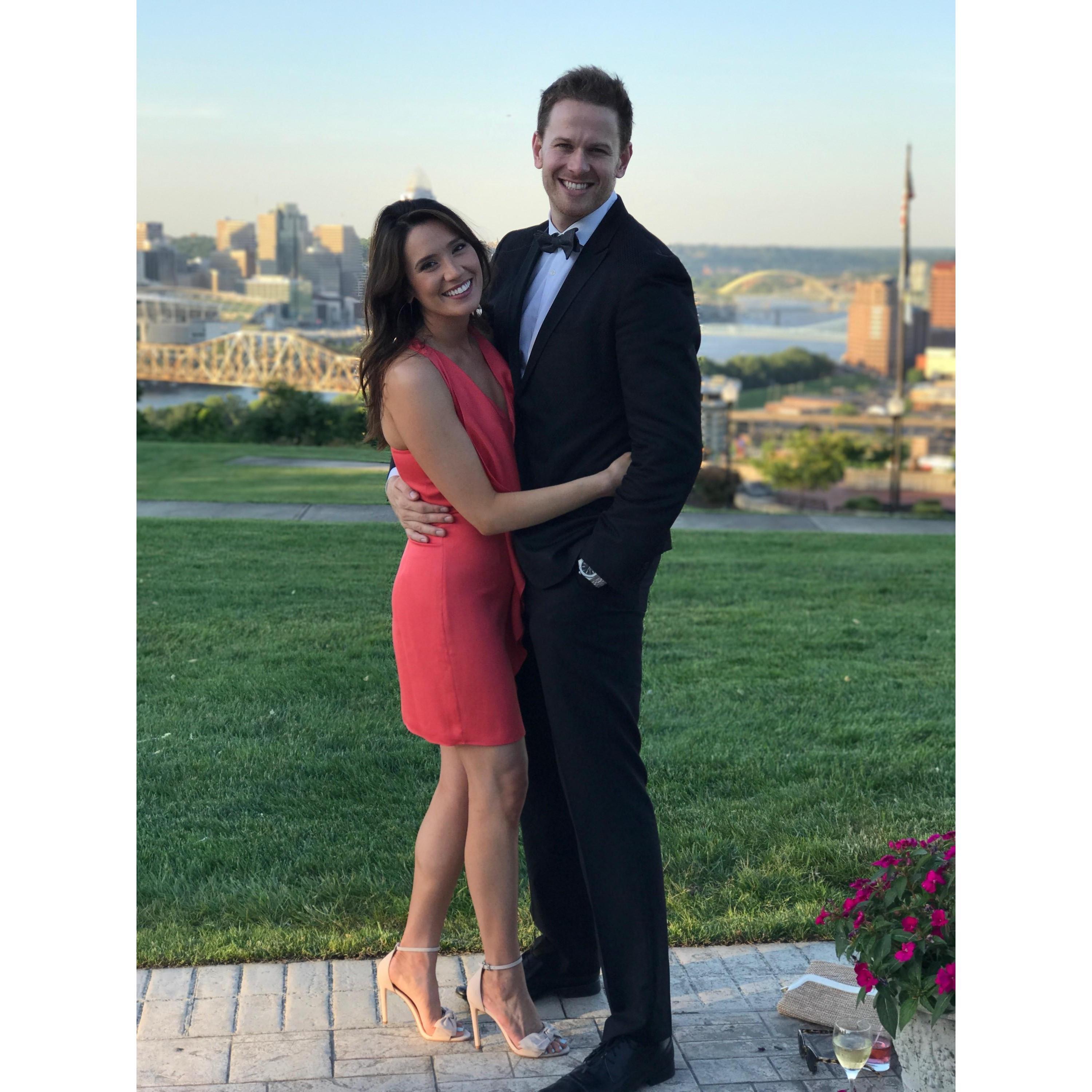 Chad and Michelle at the Thomas Friend wedding