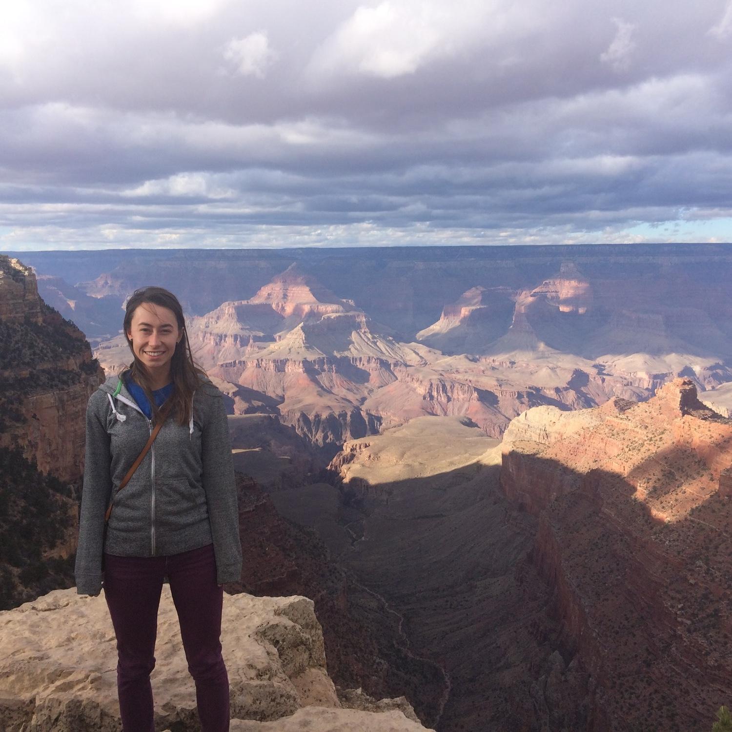 Detour to the Grand Canyon when we drove from Tucson to southern Utah for work. Our first "date".. Ross took this photo.
