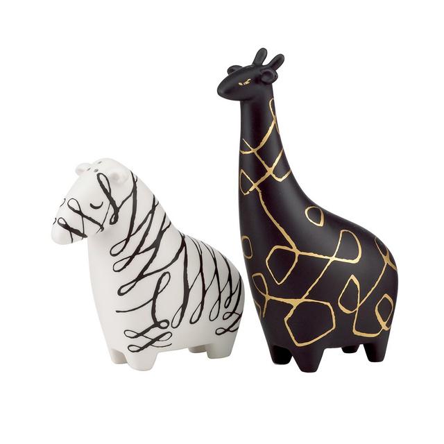 kate spade new york Salt and Pepper Shakers, Woodland Park Zebra and Giraffe