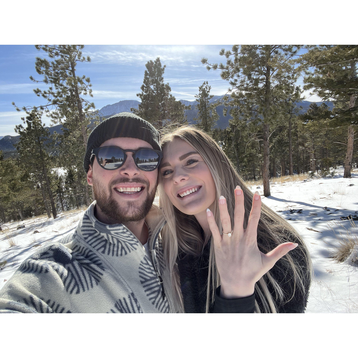 Right after Abbey said "Yes!"