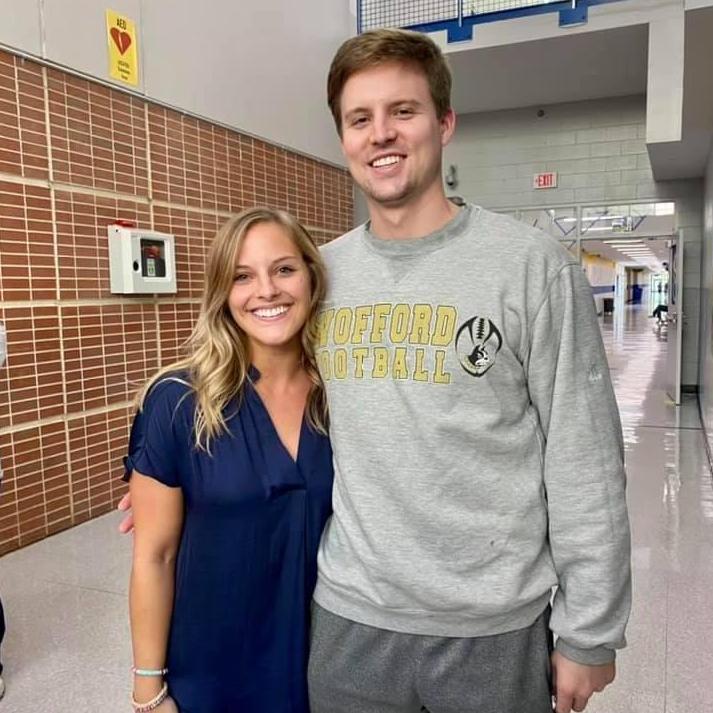 A very supportive Cheer boyfriend (at the time)!