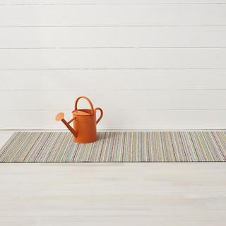 Skinny Stripe Shag Doormat