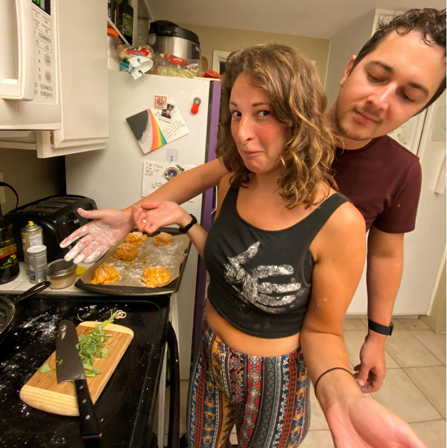 lots of fun cooking moments together