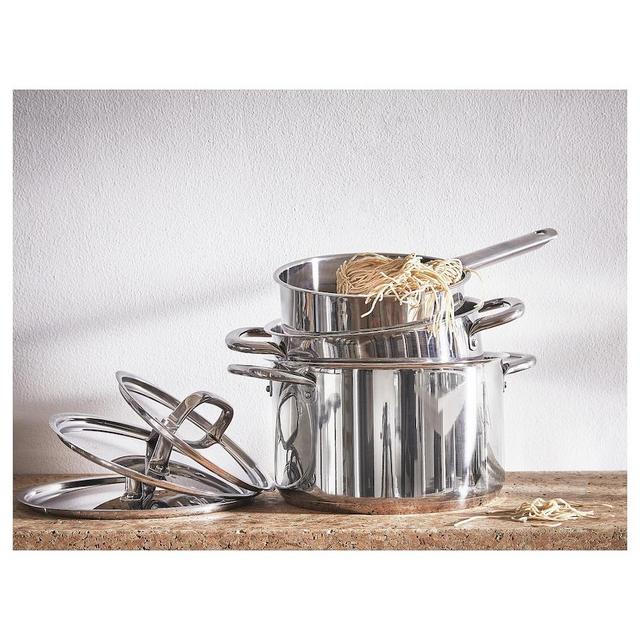 IKEA 365+ Cookware, set of 6, stainless steel