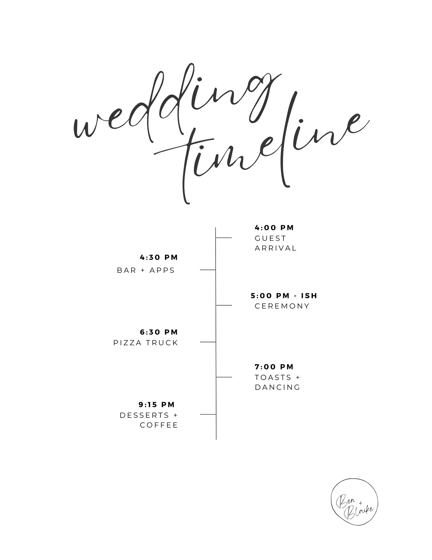 The Wedding Website of Blaike King and Benjamin Hammond