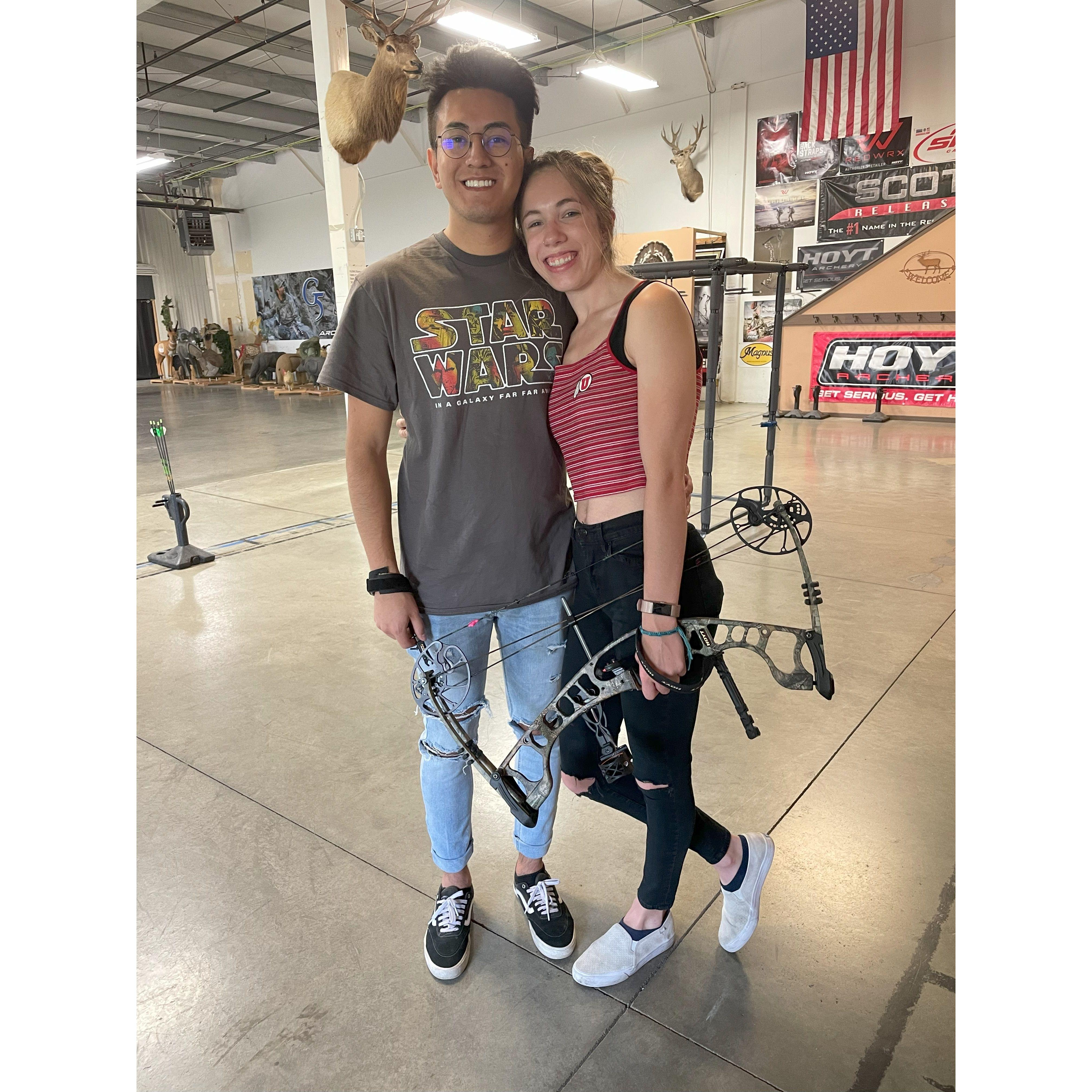 Brayan's first time in Colorado meeting Hannah's family, summer '21