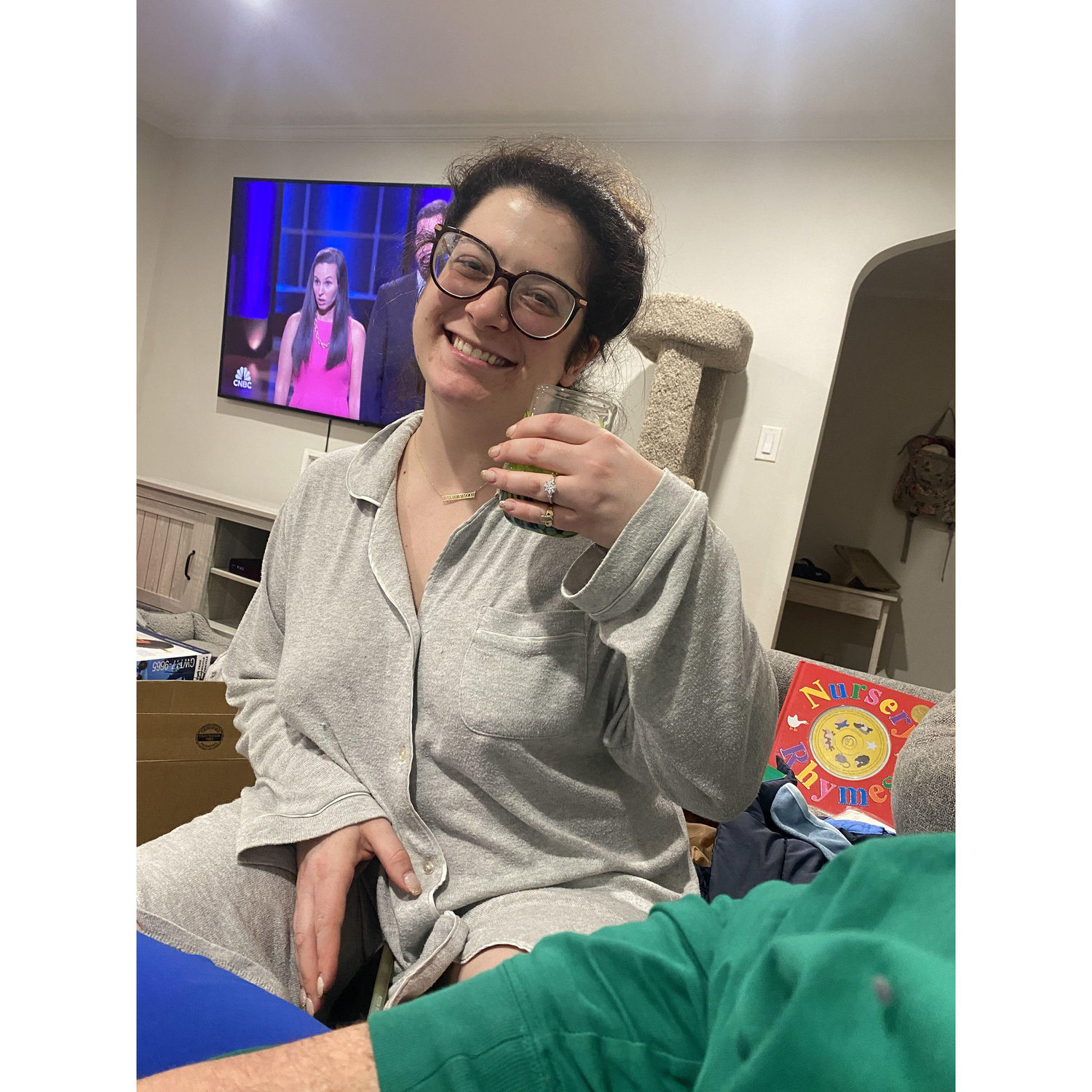 It MUST be true love if this is how I looked when he proposed