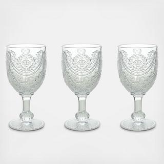 Goblet Glass, Set of 3