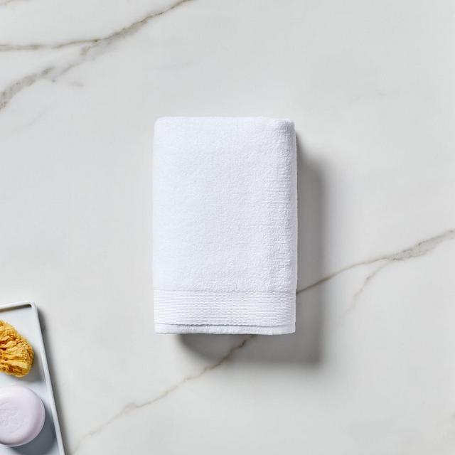 Organic Luxe Fibrosoft Towel, Hand Towel, White