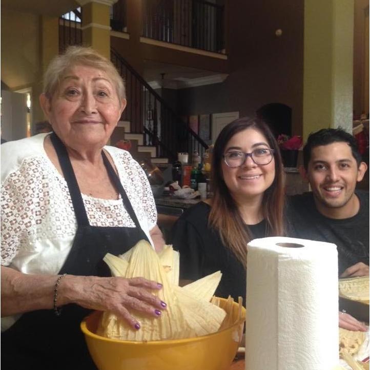 Tamales con la abuela