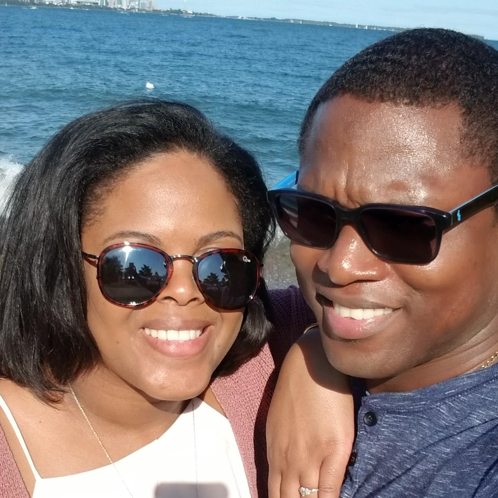 First photo together after he proposed