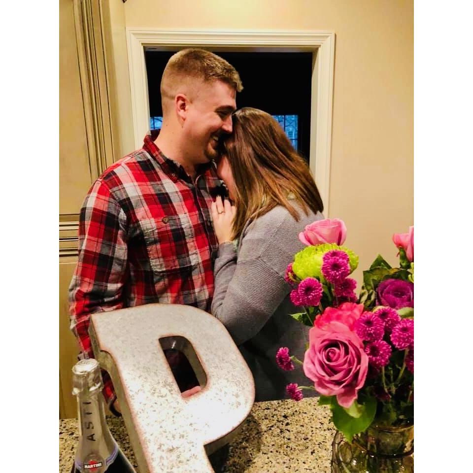 Just after we got engaged!! December 28th 2018