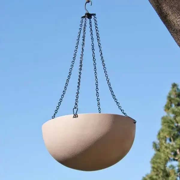 17" Fiberglass Hanging Basket - 20 colors to choose from!