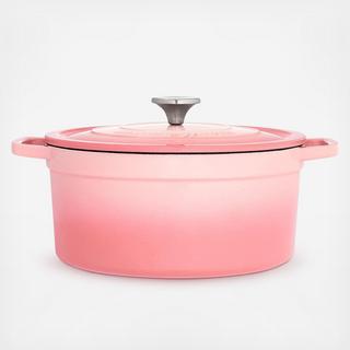 Martha Stewart Collection - 6 qt. Enameled Cast Iron Round Dutch Oven