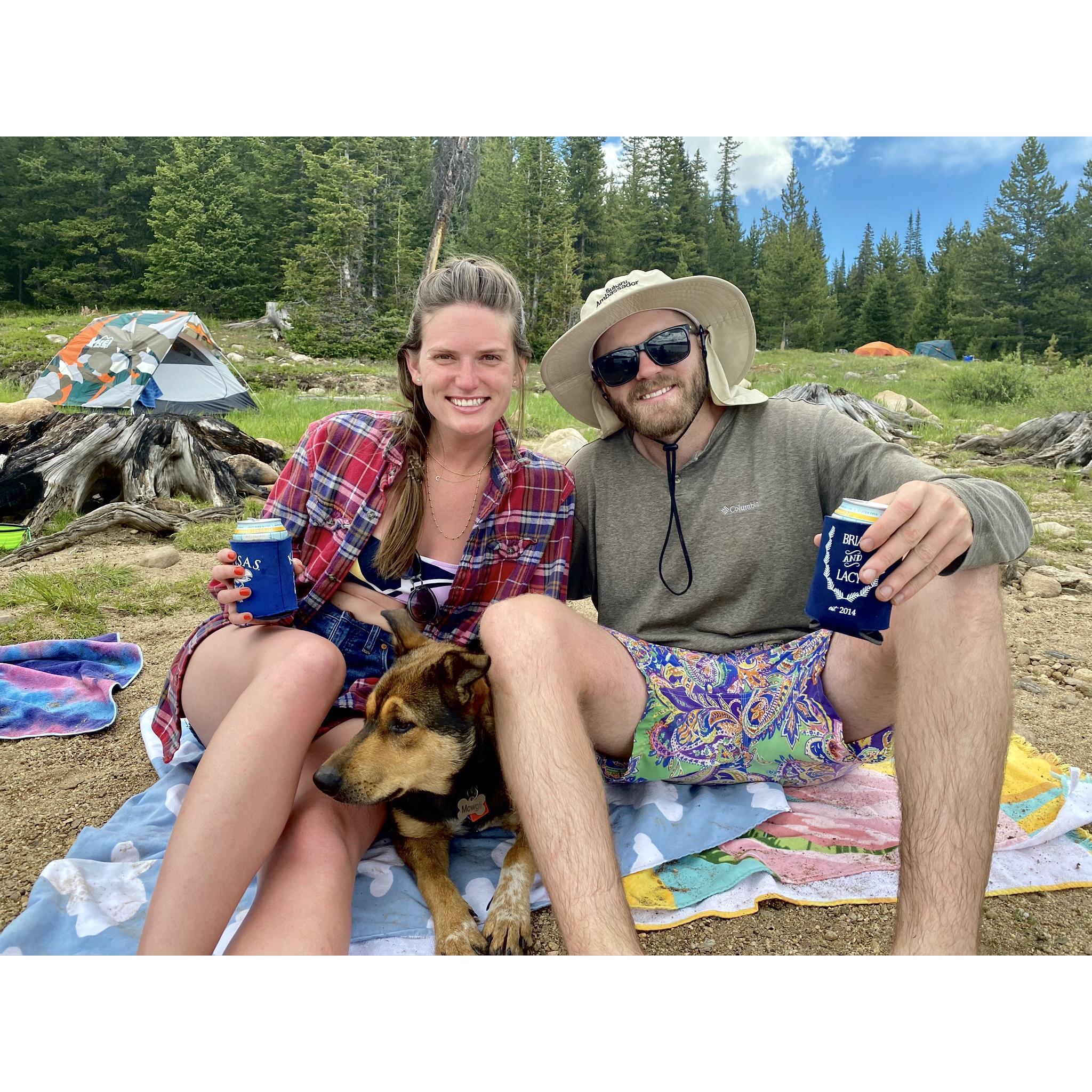 2020: a lot of weekends spent camping during the pandemic