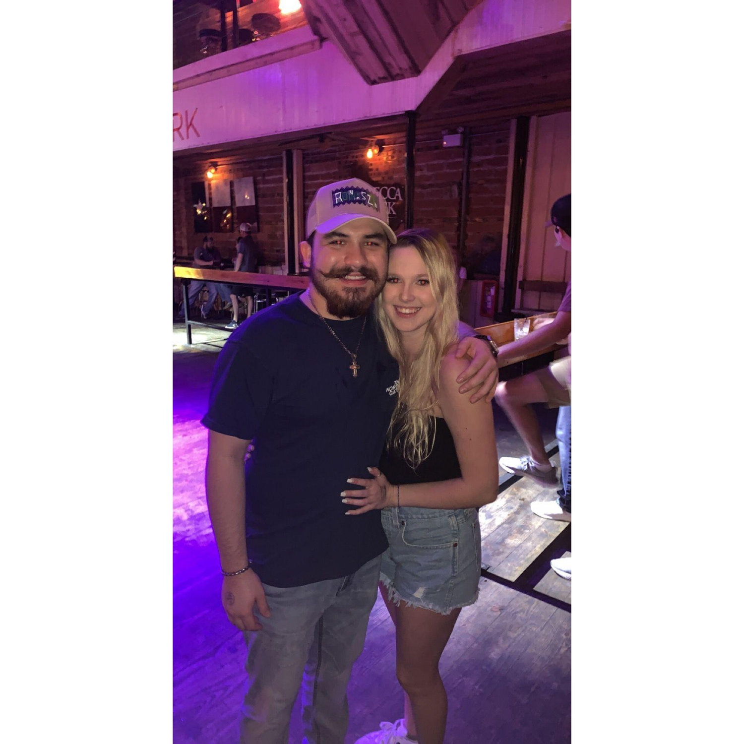 our first photo together!