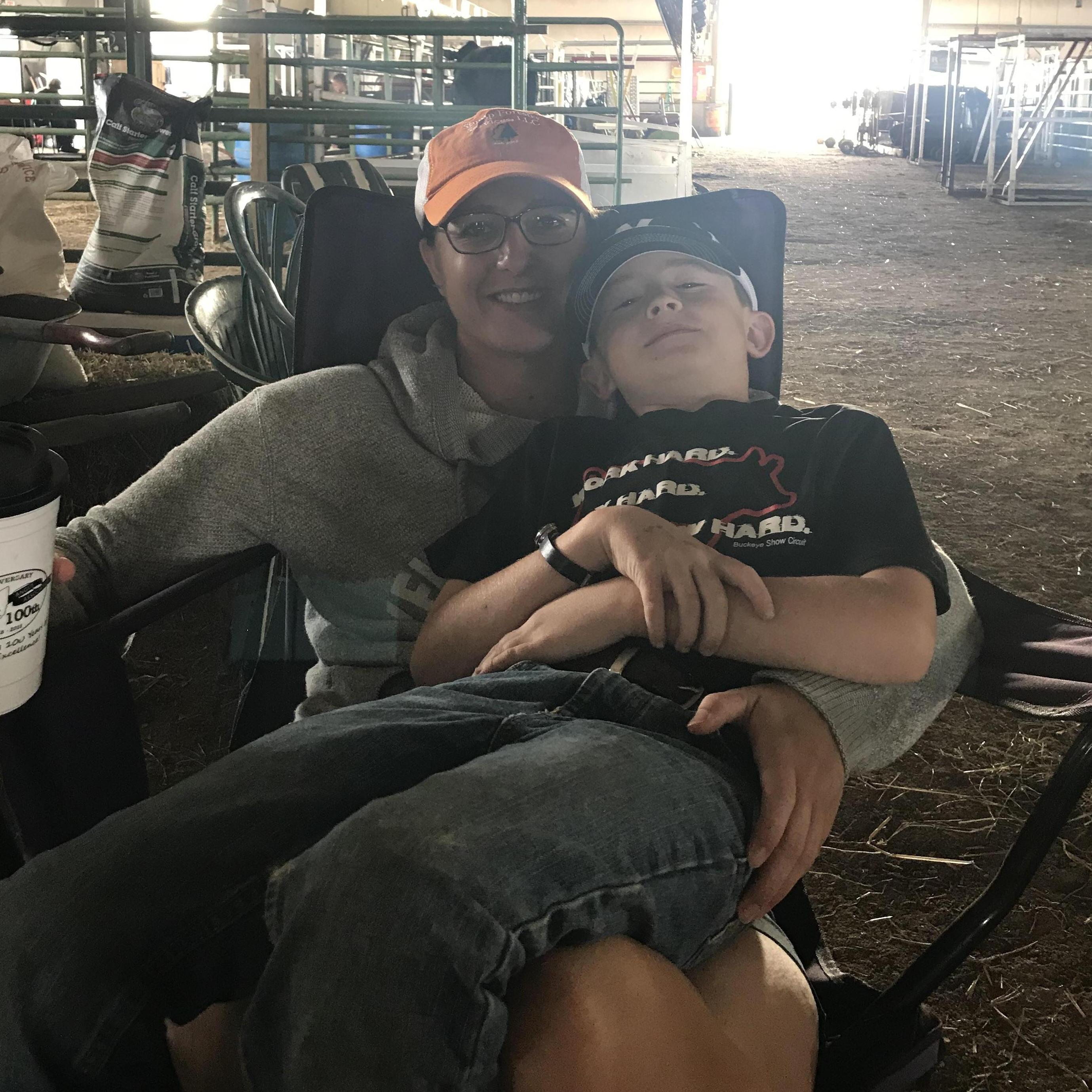 Tuckered out is how fair week went <3 But, it was good to be together!