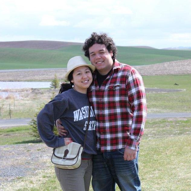 In the windy Palouse where we got our undergrad degree. Go Cougs!
