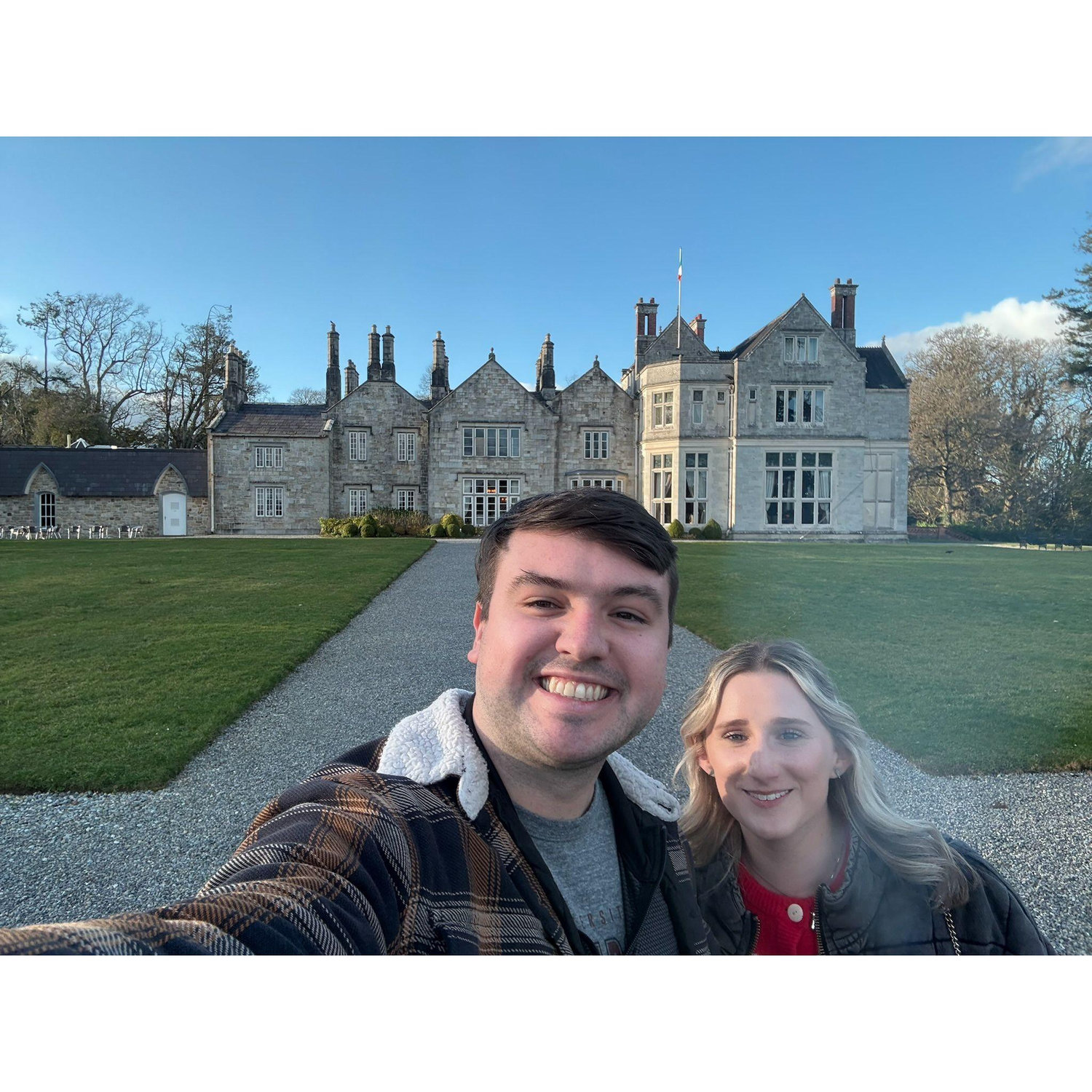 We got to be the king and queen of this castle for a day!