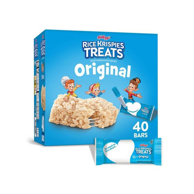 Rice Krispies The Original Treats Crispy Marshmallow Cereal Bars - 40ct - Kellogg's