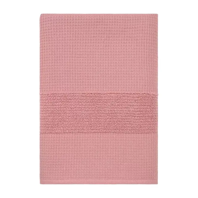 Haven™ Organic Cotton Waffle & Terry Bath Sheet in Cameo Brown