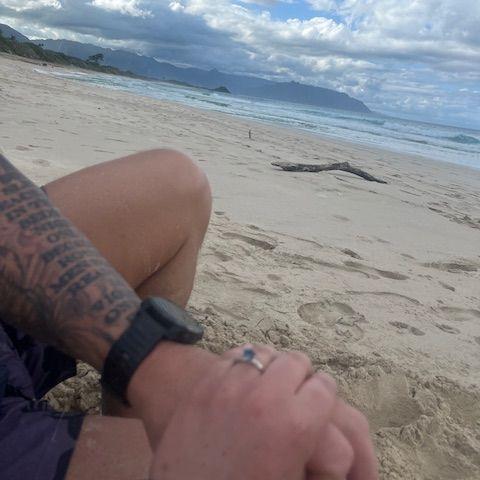 Engaged in Oahu on Valentine's Day