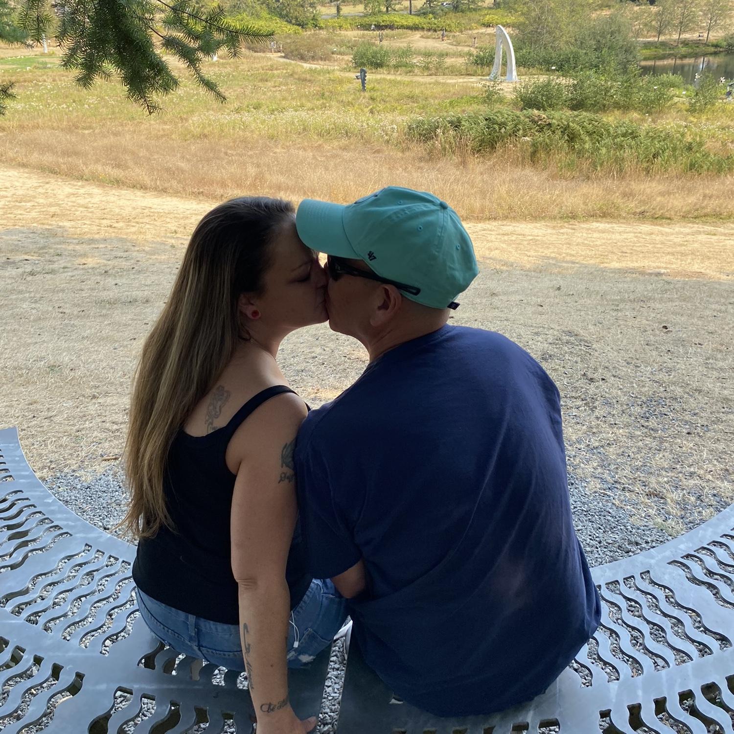 The kiss that will last forever