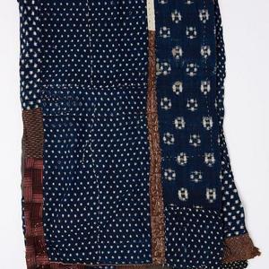 Vintage Covet + Lou Japanese Patched Throw - Dark Indigo