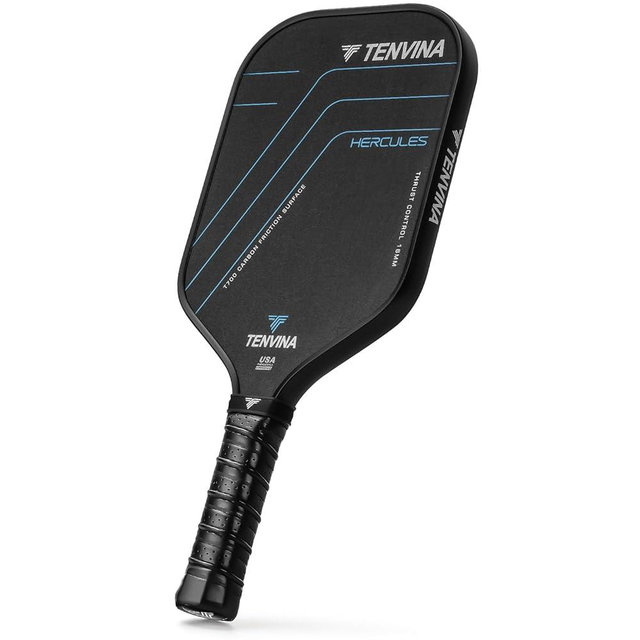TENVINA Pickleball Paddles, Multi-Layer T700SC Textured Carbon Fiber Pickleball Paddle, 4-Types of Shapes and Thicknesses, USAPA Approved Pickle Ball Paddle, Strong Spin and Power Surface