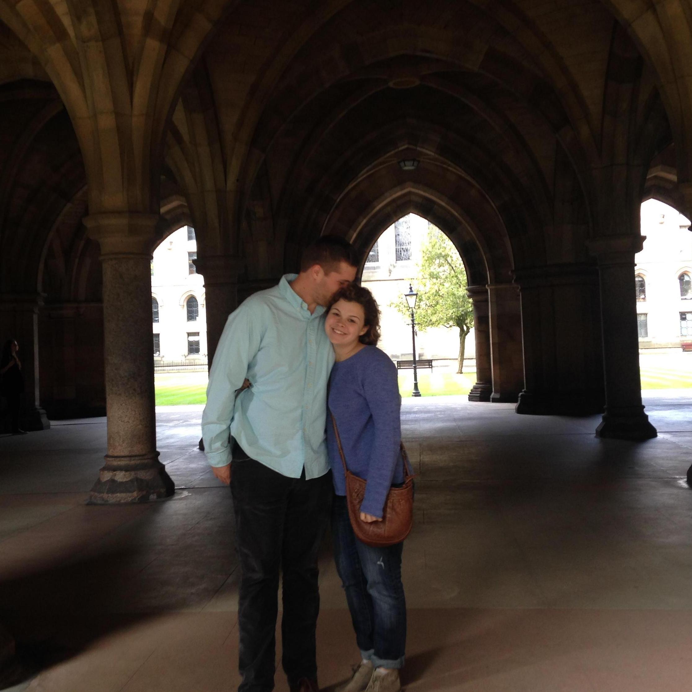We both spent a semester abroad in Glasgow, Scotland