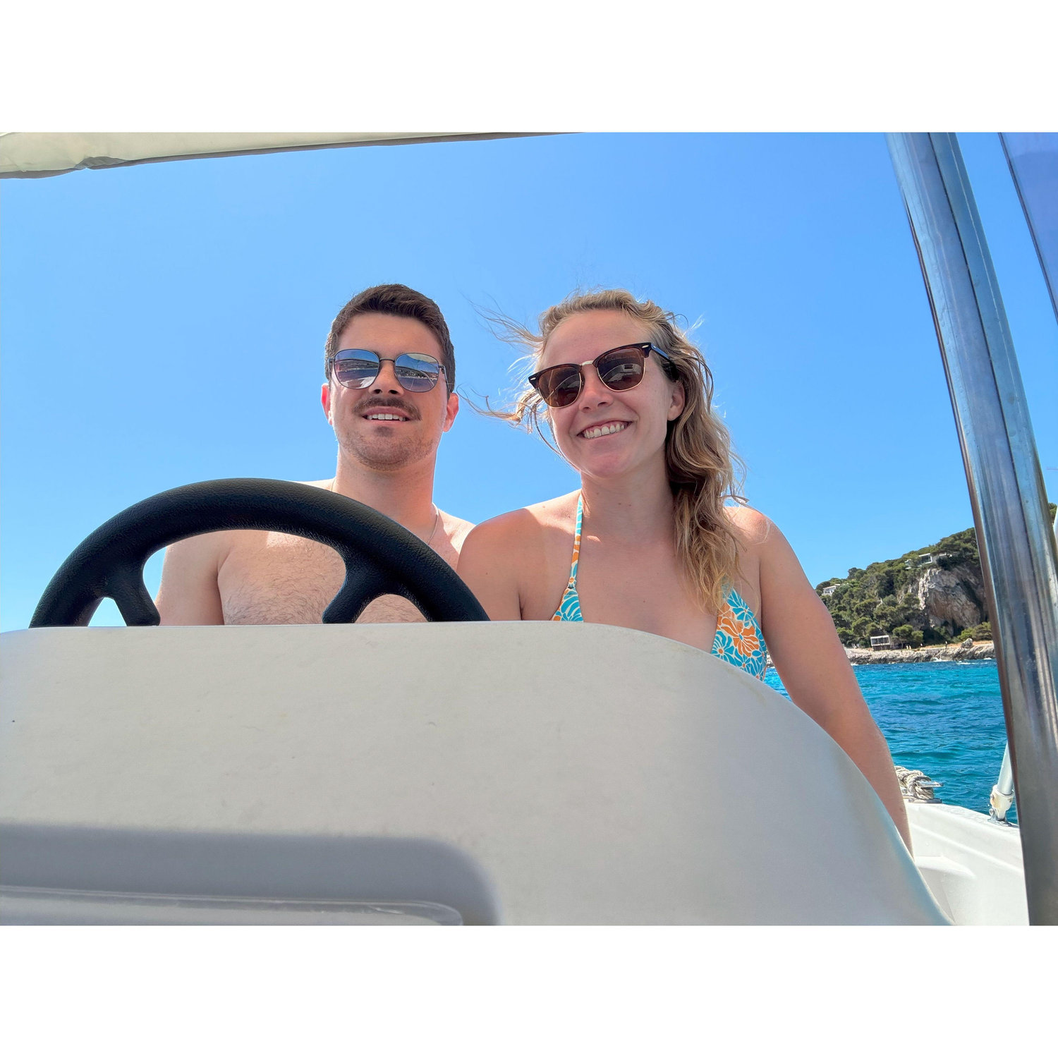 Boat rides in the Mediterranean Sea.