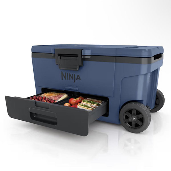 Ninja FrostVault™ 65qt Wheeled Cooler with Dry Zone, Lakeshore Blue