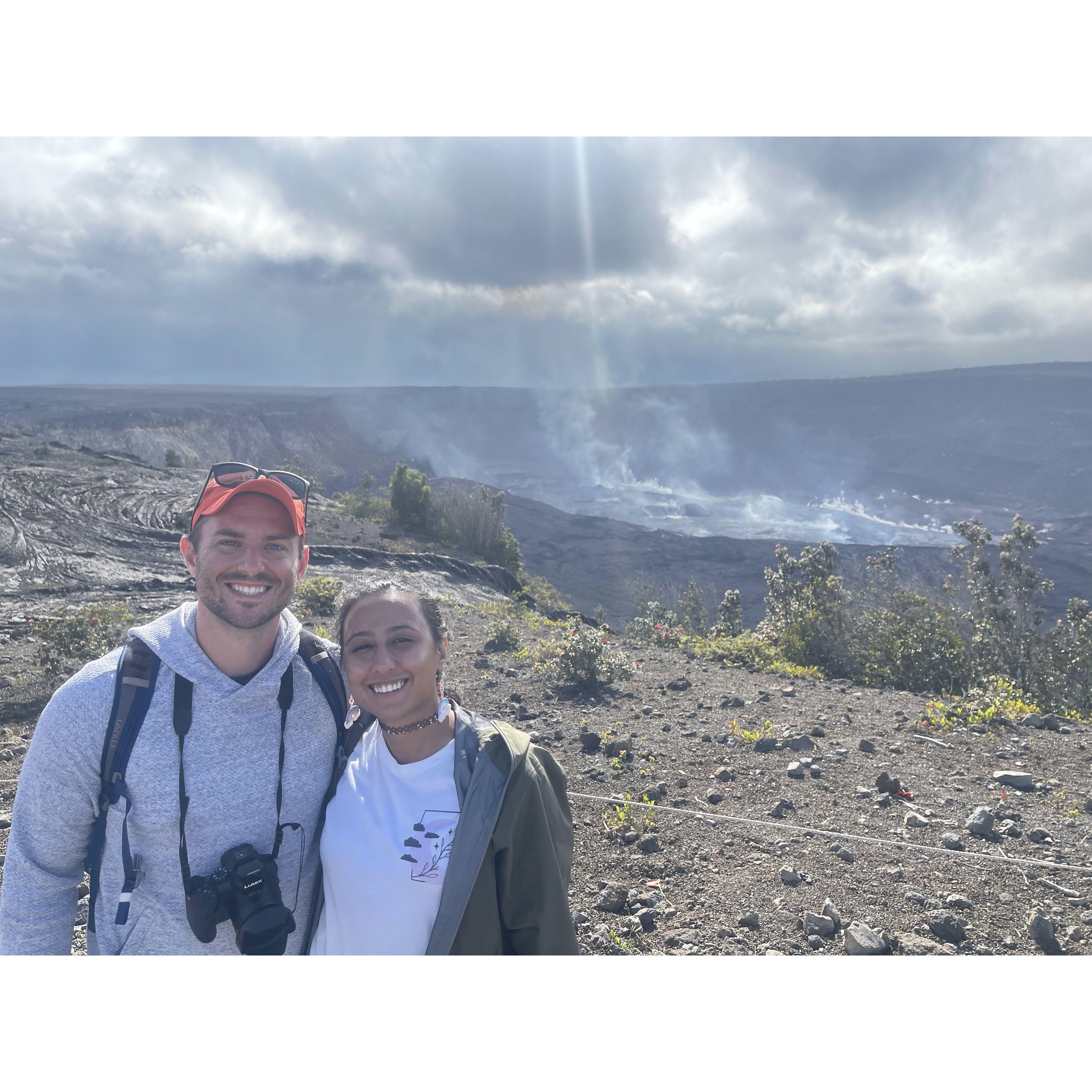 At Kilauea in Hawaii, April 2022