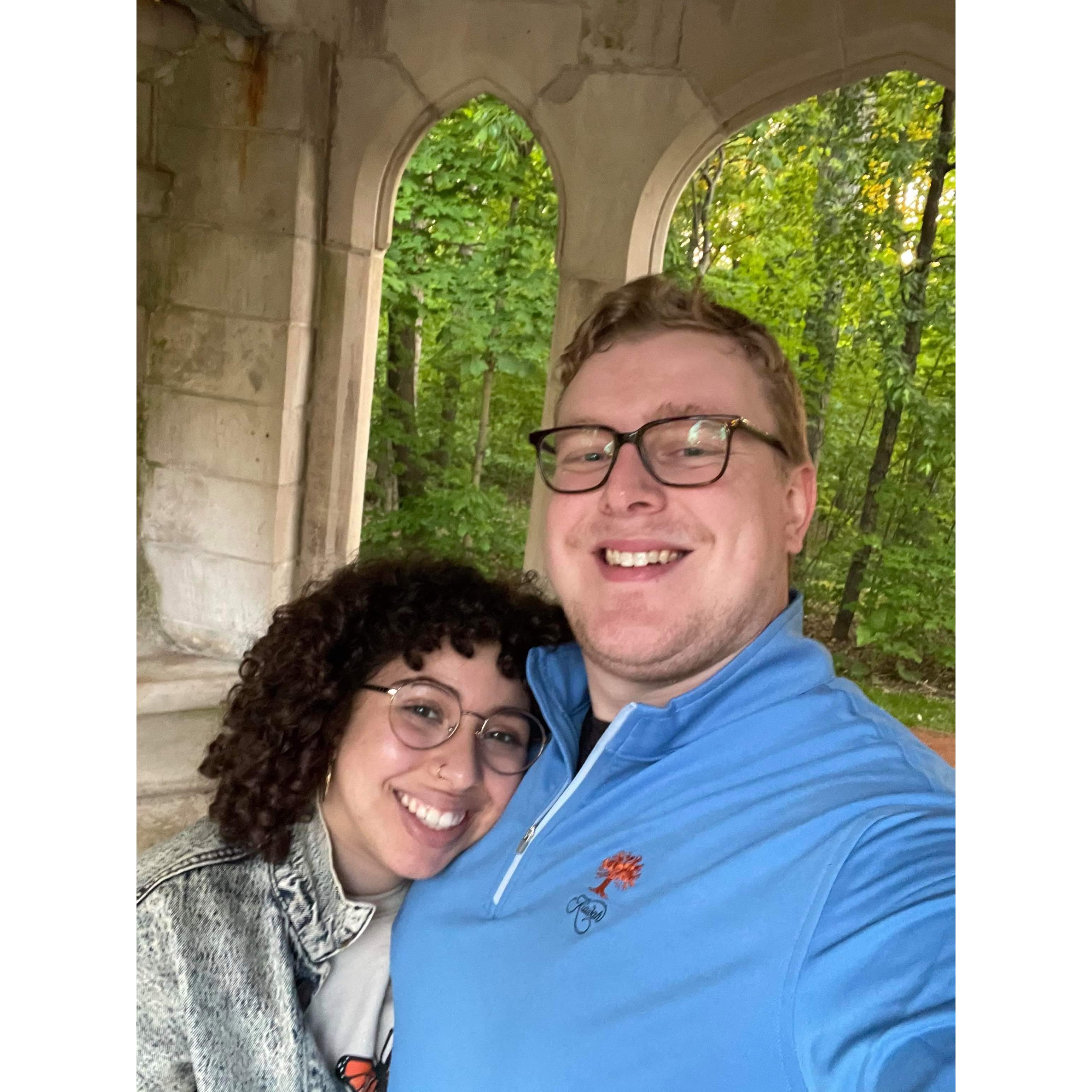 May 2021: The Rosewell house, where if you kiss your partner here "you'll be together for life." | La Casa Rosewell, donde dicen que si besas a tu pareja aquí, estarán juntos siempre.