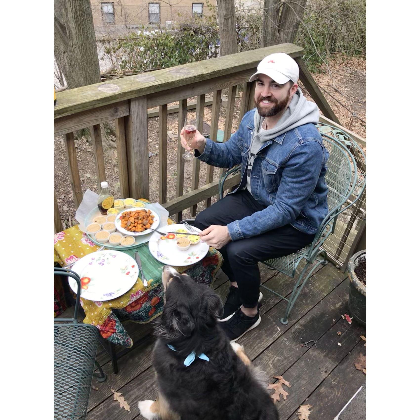 Covid patio dates were integral to our relationship and were the only thing keeping us sane.